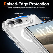 Temdan Magnetic for iPhone Duo Case, Compatible with Magsafe, Clear
