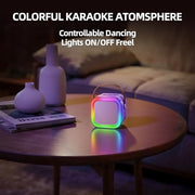 Kinglucky Mini Karaoke Machine for Kids, Top Birthday Gift for Girls Ages 3-12 Years Old, Kids' Personal Video Players Accessories with 2 Mics Singing Present Toy Purple