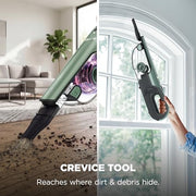 Shark UltraCyclone Pro Cordless Handheld Vacuum, Black/Green, CH901 | Powerful Suction, Handheld Vacuum for Car & Home, Crevice Tool, Scrubbing Brush, Lightweight, XL Dust Cup