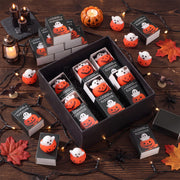 60 Sets Halloween Party Favors Ghost in Pumpkin Gifts Stuffers for Adults | Ghost in Pumpkin Stress Balls with Boxes, Bulk Halloween Trinkets, Office Classroom Prizes, for Coworkers Friends Students