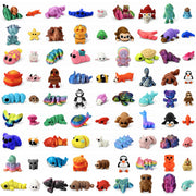 150PCS 3D Printed Random Animal Figurines for Classroom Rewards