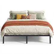 VASAGLE King Metal Bed Frame, 14 Inches Tall, 1100 lb Weight Capacity | Heavy-Duty Platform Bed, No Box Spring Needed, Under-Bed Storage, Mattress Retainers, Easy Setup, URMB654BD02S