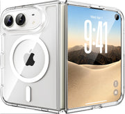 Temdan Magnetic for iPhone Duo Case, Compatible with Magsafe, Clear
