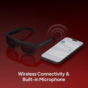 OhO Open Ear Smart Glasses, UV400 Z87.1 Lightweight Bluetooth Sunglasses | Up to 10H Playtime, Hands-Free Calling, Music Playback, Voice Control, Polarized Lens, Unisex for Daily Wear & Outdoor Sports