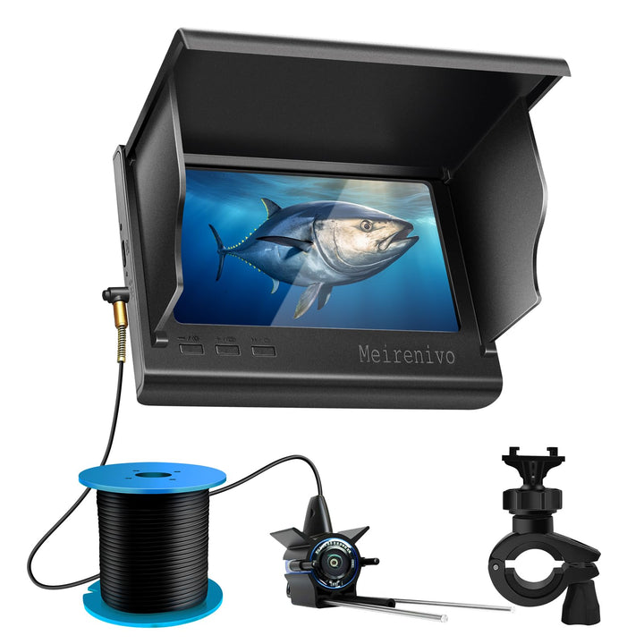 Underwater Fishing Camera Fishing Gear Accessory with 4.3 Inch IPS Display
