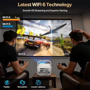 Projector Built-in Google TV/APPs 4K AI Auto Focus, Voice Control