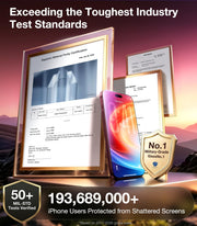 UltraGlass TOP 9H+ Armor for iPhone 18 Pro Max Screen Protector Glass 6.9'' | NO.1 Military Grade Shatterproof, Screen Protector for 18 Pro Max Tempered Glass, Sapphire Reinforced, One-Pull Tray, 2 Pack