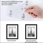 upsimples 11x14 Picture Frame, Gallery Wall Frames Set of 5, Black | Photo Frame Collage Wall Decor, 11 x 14 Frame, 8x10 Frame with Mat for Family, Baby, Hallway, Diamond, Christmas