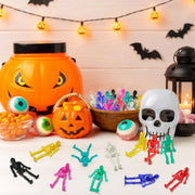 Halloween Stretchy Skeleton Toys 24-60 PCS, Party Favors Gifts for Kids