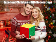 Giant Magic Cube 3x3, 18CM Extra Large Stickerless Puzzle Cube for All Ages | Stress Relief Educational Toy, Collectible Cube, Novelty Birthday Christmas Gift for Kids, Teens & Adults