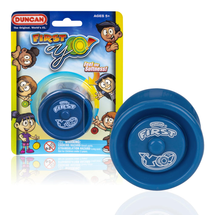 Duncan Toys First Yo! Responsive Beginner Yo-Yo for Kids, Blue/Green