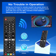 【Pack of 2】 for LG TV Remote Control Replacement AKB75095307