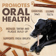 Mighty Paw 12" Bully Sticks for Dogs - Large, Medium and Small Dog Chew | Single Ingredient, Grass-Fed, Low Odor, 5 pk, High Protein, Boredom Buster