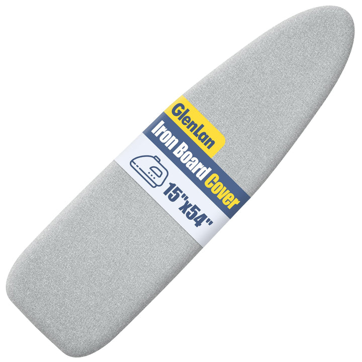 Ironing Board Cover and Pad for Standard Size 15" x 54", Sliver