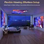 Projector Built-in Google TV/APPs 4K AI Auto Focus, Voice Control