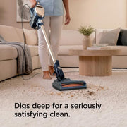 Shark Rocket Turbo Corded Stick Vacuum, Self-Cleaning, Navy, TV301 | Handheld Conversion, Carpet and Hard Floor Cleaning, Under-10-Lb Design, Swivel Steering, Compact Storage, Crevice/Pet Tool