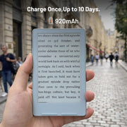 XTEINK X4 Classic Ereader Devices,4.9mm Thin,4.3" E Ink, Gift for Readers | Ultra Thin 0.19" Design, Dual Page Turn button & shake, Magnetic pogo-pin attach, Extended Battery Life, Paper-feel E-Ink