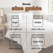 GG GONZALO GRACIA Single Duvet 10.5 Tog | Suitable for All Year Round Duvet | Made in UK Quilt | Anti-Allergy, Breathable & Hollowfibre Filling Duvets (Single, 135x200cm)