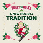 Dolly on the Holly Plush Doll - Holiday Dolly Parton Mantel Doll | Dolly Parton Plush Elf Collectible with Removable Red Dress, Santa Hat, Microphone and Guitar Accessories