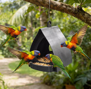 📢📢50%  OFF !! ⏰Hanging Bird Feeder for Garden with Roof🐦