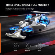 Remote Control Airplane Car Toys for Kids Ages 4-6-8-10-12, 2-In-1 Foam RC Plane Car Jet Mini Drone, Racing Car Stunt Plane Toys for Kids Boys Beginners 4 5 6 7 8 9 10 Year Olds Indoor Outdoor Playing