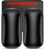 Lerat 2 Pack Hand Warmers Rechargeable, Portable Electric Hand Warmers Reusable, Portable Pocket Heater, Gifts for Men Women Kids, Hunting, Golf, Camping Accessories