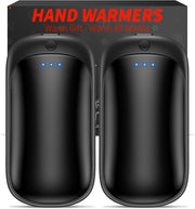 Lerat 2 Pack Hand Warmers Rechargeable, Portable Electric Hand Warmers Reusable, Portable Pocket Heater, Gifts for Men Women Kids, Hunting, Golf, Camping Accessories