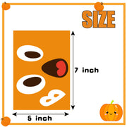 Pumpkin Stickers Halloween Fall Pumpkin Decorations Decorating Kit | Pumpkin Jack O Lantern Stickers Halloween Crafts Party Favors Activities for Kids Toddlers 24 Sheet