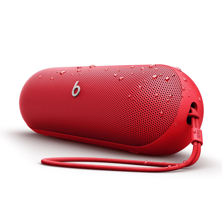 Beats Pill - Portable Bluetooth Speaker - Up to 24H Battery Life, Water Resistant, Bluetooth, Apple & Android Compatible, Seriously Loud Sound for Home, Outdoor and Travel – Statement Red