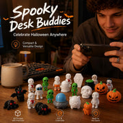 30 PCS Halloween Party Favors Gifts 3D Fidget Toys Goodie Bag Stuffers | Halloween Party Favors Fidget Toys for Trick or Treat, Halloween Goodie Bag Fillers, Figurine Stress Relief Fidget Toys