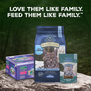 Blue Buffalo Wilderness Variety Pack Adult Paté Wet Cat Food, 3 oz, 12 ct | Chicken, Salmon, and Duck Patés (4 of Each), High Protein & Grain-Free Recipes, Supports Daily Hydration