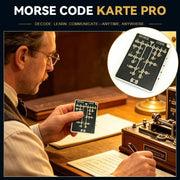 🔥 📟 Morse Code Trainer Card Pro (LED Edition)
