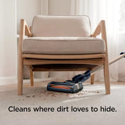 Shark Rocket Turbo Corded Stick Vacuum, Self-Cleaning, Navy, TV301 | Handheld Conversion, Carpet and Hard Floor Cleaning, Under-10-Lb Design, Swivel Steering, Compact Storage, Crevice/Pet Tool