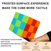 Giant Magic Cube 3x3, 18CM Extra Large Stickerless Puzzle Cube for All Ages | Stress Relief Educational Toy, Collectible Cube, Novelty Birthday Christmas Gift for Kids, Teens & Adults