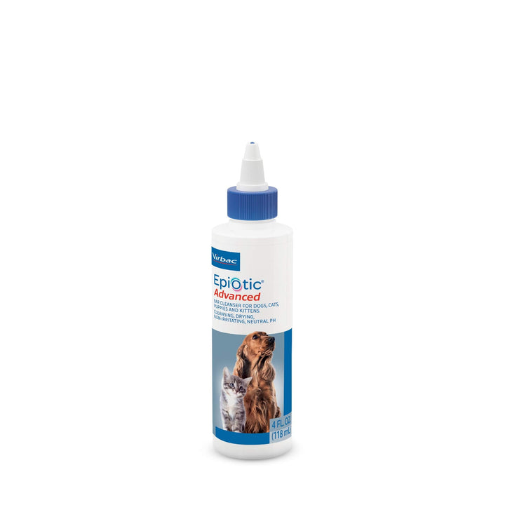 Epiotic Advanced Ear Cleanser|Gentle Ear Cleanser for Dogs and Cats | Neutral pH routine dog ear wash and cat ear cleaner dries wet ears, cleanses wax & debris to smell fresh and clean