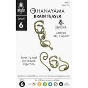 BePuzzled | Enigma Hanayama Metal Brainteaser Puzzle Mensa Rated Level 6, for Ages 12 and Up