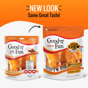 Good 'n' Fun Wings Long-Lasting Dog Treat Made With Real Protein, 12 oz | Premium Chicken, Pork and Beef Hide Chew, Supports Dental Health and Mental Stimulation, For Adult Dogs