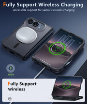 FNTCASE for iPhone Duo Case, Fit for Magsafe, Black | Screen Protector, Translucent Matte, Military Grade Drop Proof, Shockproof Protection Bumper, Protective Magnetic Phone Cover