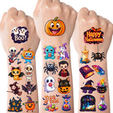 JCFIRE Temporary Tattoos for Kids, Halloween Party Favors, 160 Designs
