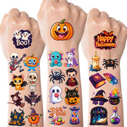 JCFIRE Temporary Tattoos for Kids, Halloween Party Favors, 160 Designs