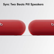 Beats Pill - Portable Bluetooth Speaker - Up to 24H Battery Life, Water Resistant, Bluetooth, Apple & Android Compatible, Seriously Loud Sound for Home, Outdoor and Travel – Statement Red