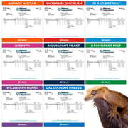 Gargeer 2.4oz Picky Geck 8 Sachet Flavours Crested Gecko Food Discovery Kit | Stop wasting food! Test 8 gourmet sachet flavors to win over picky geckos. Probiotic-infused, clean-label fruit & insect diet