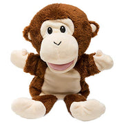 HollyHOME Hand Puppets Monkey Animal Puppets Zoo Plush Animal Toys 13 Inches