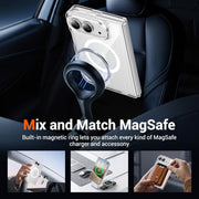 Temdan Magnetic for iPhone Duo Case, Compatible with Magsafe, Clear