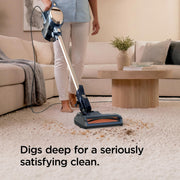 Shark Rocket Turbo Corded Stick Vacuum, Self-Cleaning, Navy, TV301 | Handheld Conversion, Carpet and Hard Floor Cleaning, Under-10-Lb Design, Swivel Steering, Compact Storage, Crevice/Pet Tool