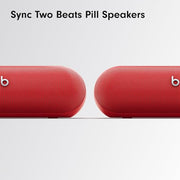 Beats Pill - Portable Bluetooth Speaker - Up to 24H Battery Life, Water Resistant, Bluetooth, Apple & Android Compatible, Seriously Loud Sound for Home, Outdoor and Travel – Statement Red