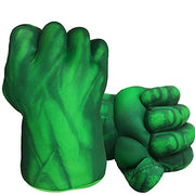 NuGeriAZ Superhero Hands for Kids Smash Punches Gloves Toy Children's Plush Boxing Glove Set Kids Cosplay Costumes for Boy Christmas Birthday Gift(Green A)