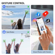 Pallton Drone with Camera for Adults, 1080P FPV Foldable RC Quadcopter | Easy Fly Toy Drone for Kids & Beginners, Altitude Hold, Headless Mode, One Key Start, 3D Flips, 2 Batteries, Carrying Case