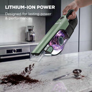 Shark UltraCyclone Pro Cordless Handheld Vacuum, Black/Green, CH901 | Powerful Suction, Handheld Vacuum for Car & Home, Crevice Tool, Scrubbing Brush, Lightweight, XL Dust Cup