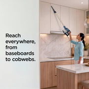 Shark Rocket Turbo Corded Stick Vacuum, Self-Cleaning, Navy, TV301 | Handheld Conversion, Carpet and Hard Floor Cleaning, Under-10-Lb Design, Swivel Steering, Compact Storage, Crevice/Pet Tool
